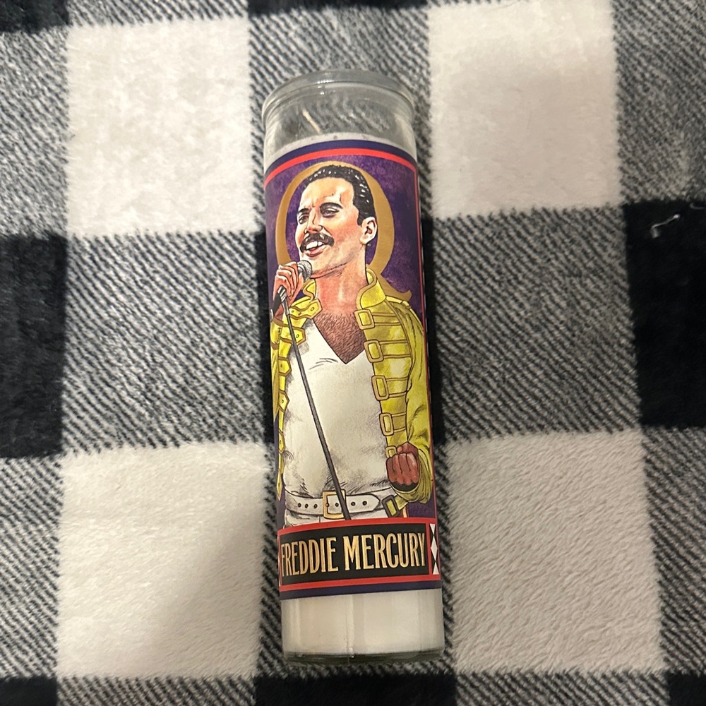 Freddie Mercury Decorative Candle